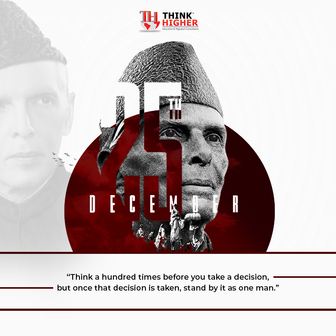 Cheers to the visionary leader, Quaid-e-Azam Muhammad Ali Jinnah, on this special day! 🎉 His wisdom and courage continue to inspire us. Wishing everyone a reflective and respectful Quaid-e-Azam Day. #quaid #fatherofnation #jinnah #holiday #education #migration #australia