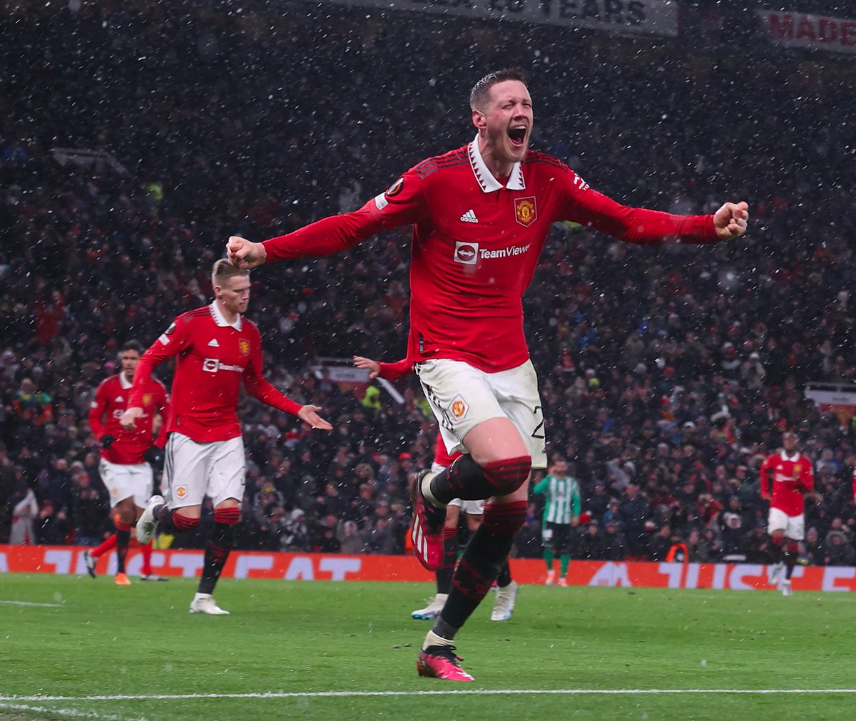 UtdDistrict's tweet photo. 🎙️ | Wout Weghorst:

“Only in the last few months [at #mufc] did I feel I was really comfortable in it. Then I became myself and dared to throw off the shyness. In the period before that, maybe I was too humble.

“But I will never forget my goal at Old Trafford against Real Betis. The fans were super crazy about me because they also saw that I was doing everything for it. I'm quite proud that I got this far.”

[@MullockSMirror]