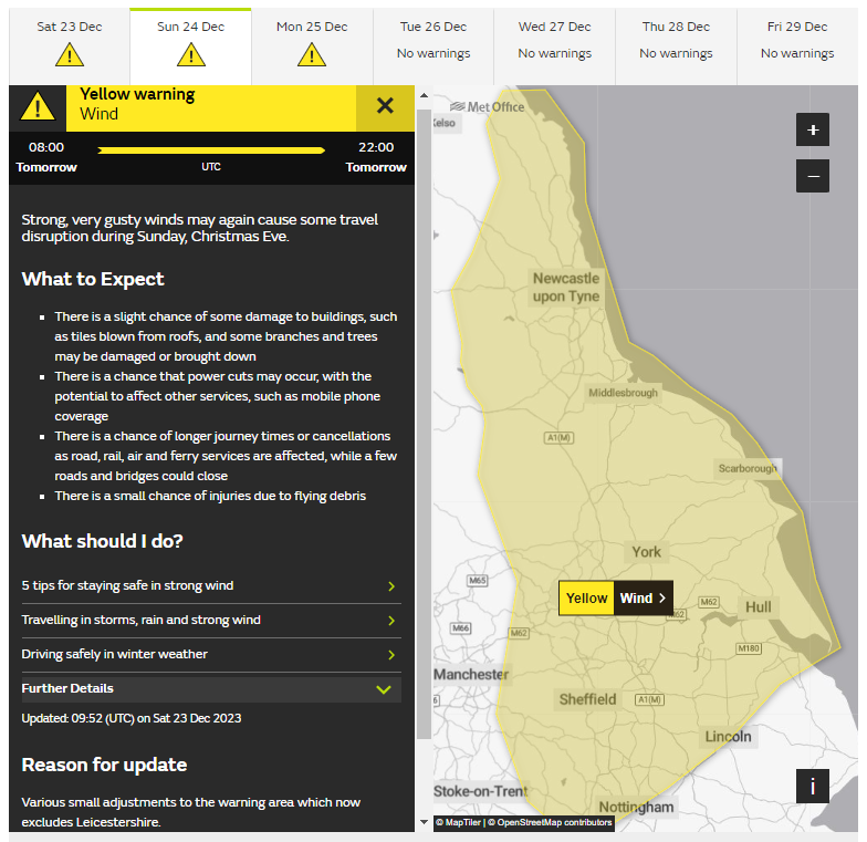 metoffice's tweet image. ⚠️ Yellow weather warning UPDATED ⚠️

The wind warning area has been adjusted to cover coastal areas and the Pennines

Latest info 👉bit.ly/WxWarning

Stay #WeatherAware ⚠️