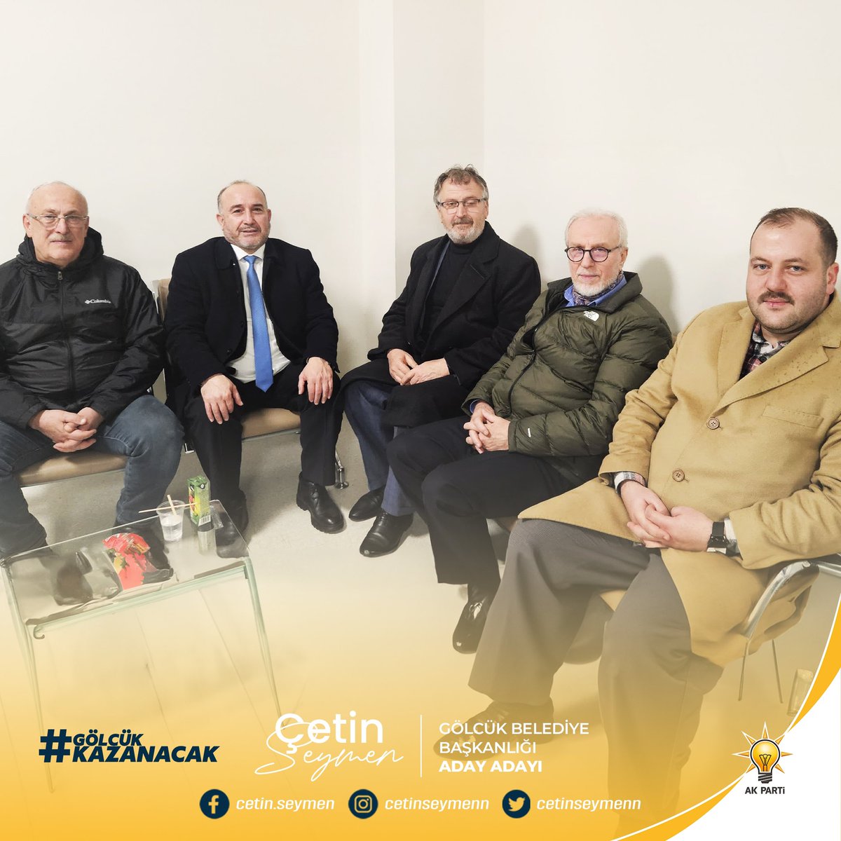 Geçtiğimiz gün rahatsızlanan geçmiş dönem Gölcük Belediye Başkanımız Prof. Dr. İsmail Barış’ın ağabeyi Mustafa Barış’ı, Meclis Üyelerimiz Ömer Burak Barış, Hüseyin Gencer ve geçmiş dönem Mahalle Başkanımız Şükrü Barış ile birlikte ziyaret ettik.