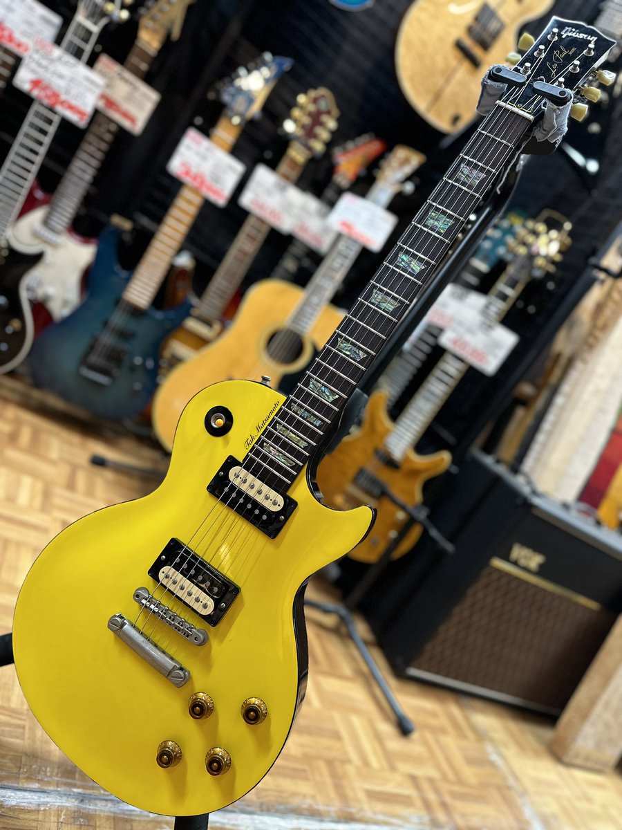 中古品入荷】 Gibson Tak Matsumoto Les Paul Standard Canary Yellow