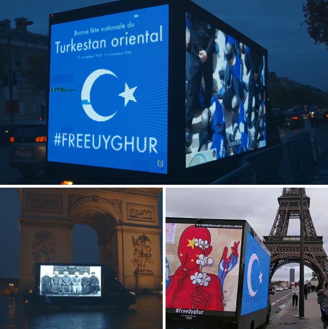 ErdemOzveren571's tweet photo. 💢 Bir Grup Müslüman Aktivist,
Kiraladıkları Reklam Aracı ile
Çin 'in Doğu Türkistan Zulmünü
Fransa 🇫🇷 Paris 'in En Yoğun Caddelerinde Duyurmaya Çalıştı.

Bizlere de 1 Paylaşım ile Bu Gayretlerine Destek Olmak Zor
Gelmesin. https://t.co/E3W6H0hwJc