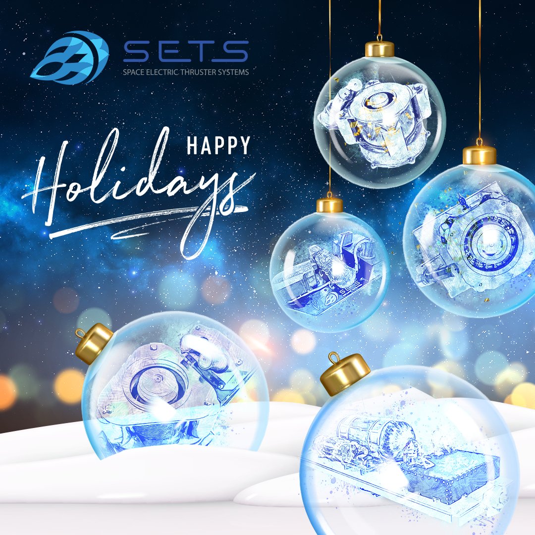 sets_space's tweet photo. ✨ Season's greetings!

🎄We wish the space community and all our followers a happy and successful New Year. May you have peace, new achievements, and inspiration to bring efficient and planet friendly space technologies to life in 2024! 

#SETSspace https://t.co/4MRwlkrYzP