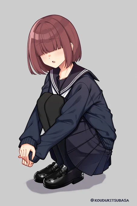目隠れ少女1 