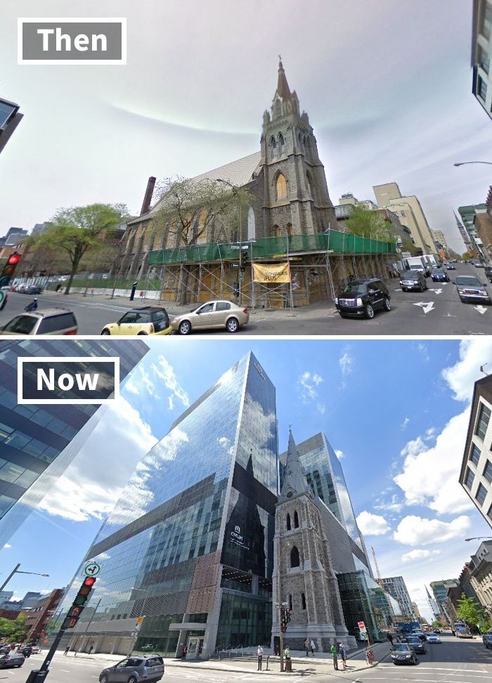 Then vs Now tweet media