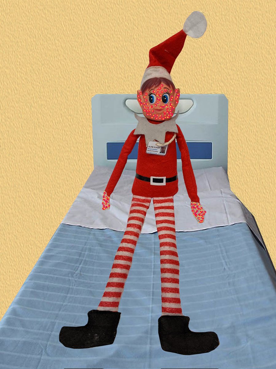 Elfie how long have you had that rash? Have you told the IPC team? Cases of measles are on the increase so please keep yourself safe by getting vaccinated @helshow1 @Nesta_NHS @NicolaFirth6