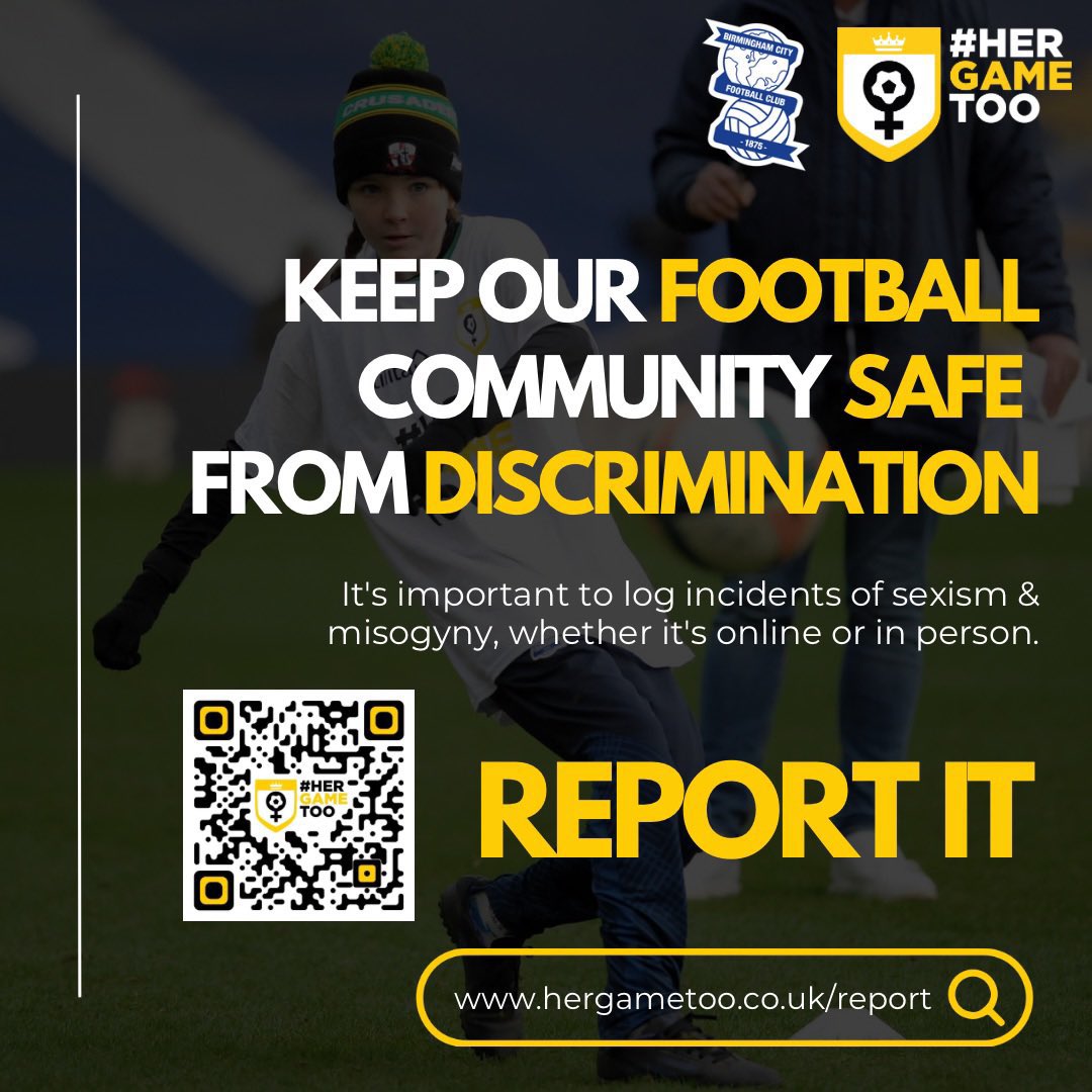 It's our final game pre-Christmas! 🎄

We're facing <a href="/Argyle/">Plymouth Argyle FC</a> today and your safety is our top priority. 

Enjoy the match, and if you need help, we've got your back! 🙌 #HerGameToo #BCFC <a href="/BCFC/">Birmingham City FC</a>