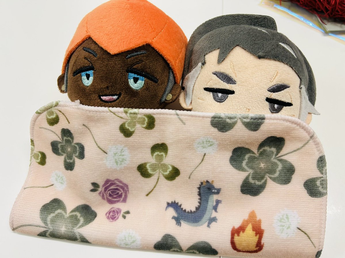 kbnkbオンイベ(<a href="/4eva428/">4EVA428🍀🐉🔥webオンリー</a> 様)にて参加させて頂いたスタンプラリー企画で有難いことに当選しました。
可愛いノベルティをありがとうございます。家宝にします🙇