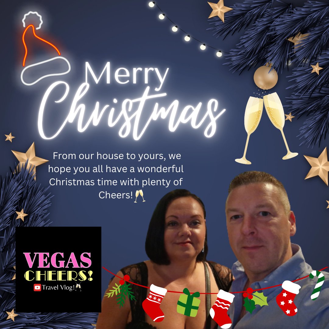 VegasCheers's tweet photo. We'd like to wish everyone a very Merry Xmas with plenty of Cheers! 🥂😁🎅
#merryxmas #cheers https://t.co/85Hno0a22R