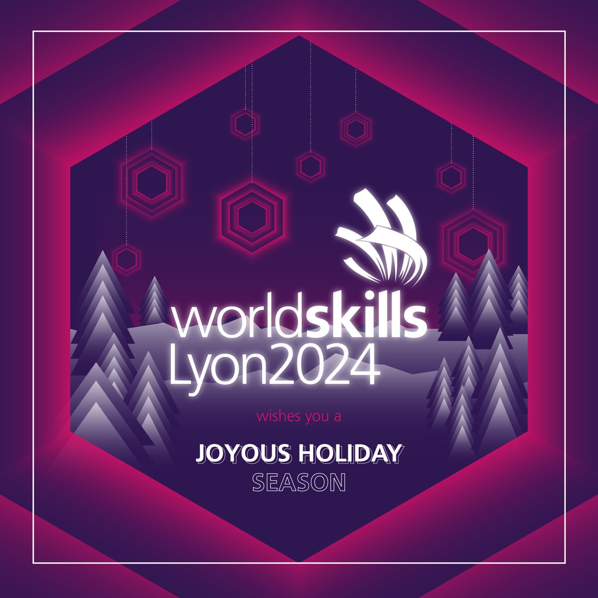 Happy holidays to you all, get ready for a thrilling 2024 🌟 And remember, where there is a skill, there is a way! #WSC2024