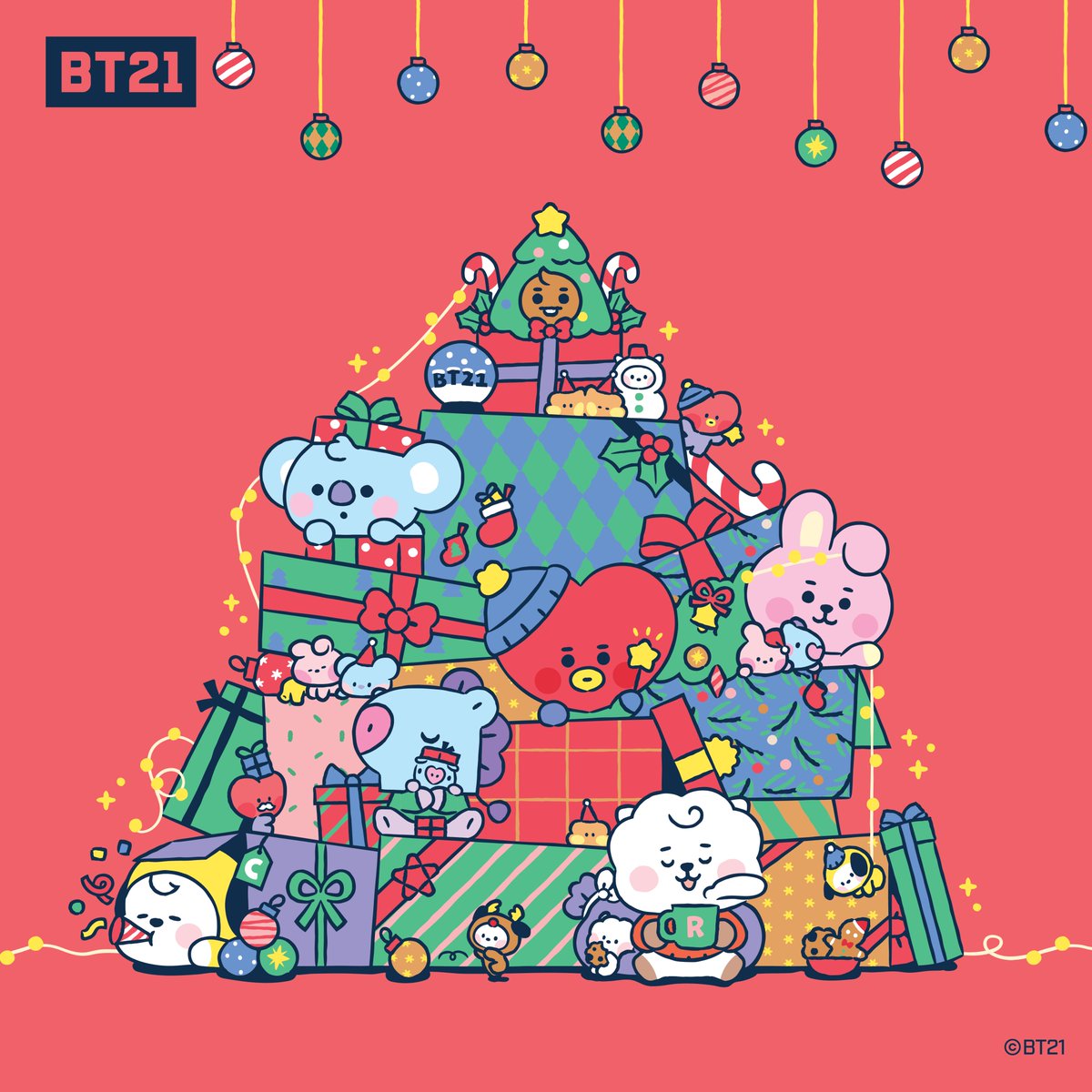 winterbear_ind's tweet photo. BT21 wishes you a very Merry Christmas!

#PLAYLINEFRIENDS #LINEFRIENDS #BT21 #BT21BABY #KOYA #RJ #SHOOKY #MANG #CHIMMY #TATA #COOKY #WINTERBEAR #INDIA https://t.co/1vdv56EKkC