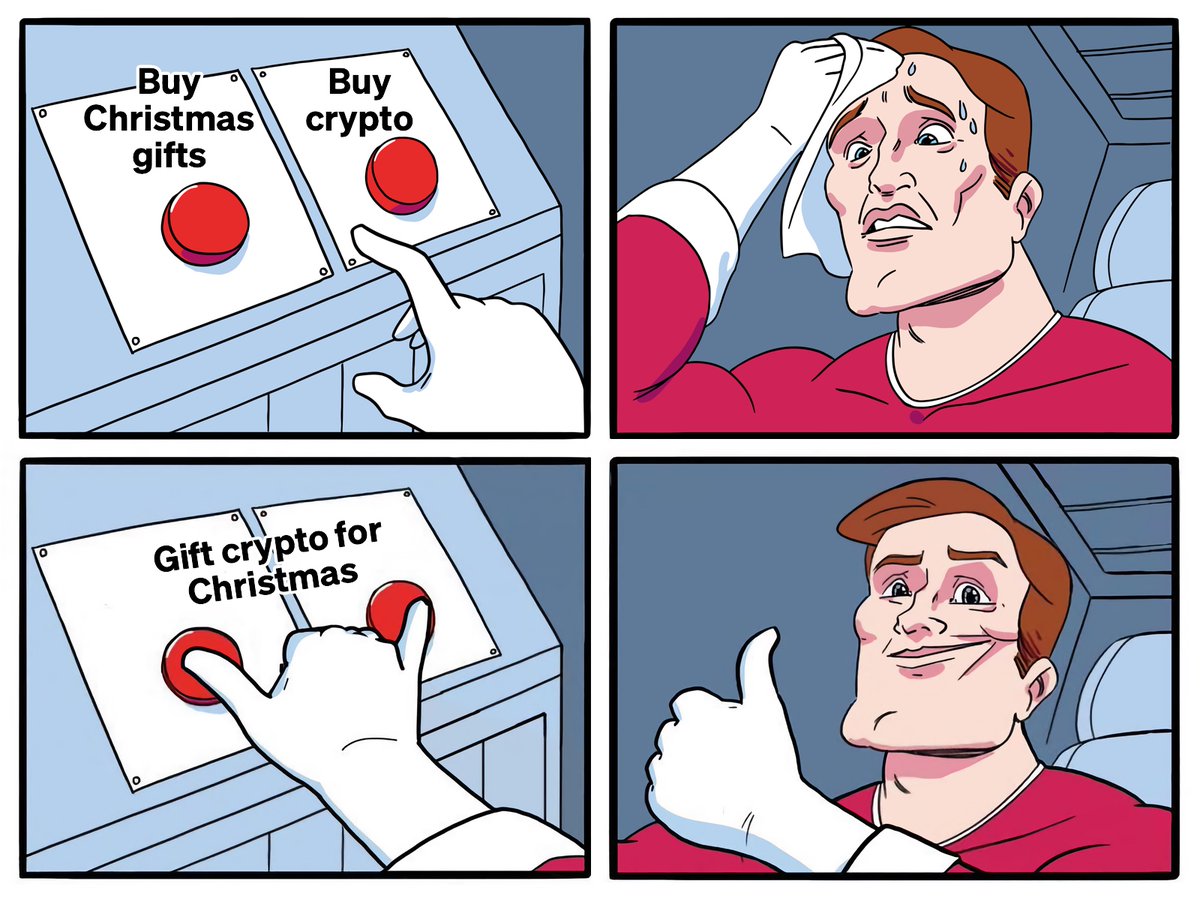 Crypto might be the best last minute Christmas gift money could buy 🎅🎄