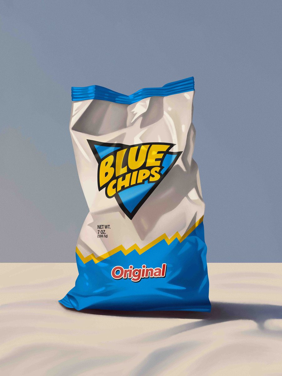 GM! It is so funny that your taste as a chip depends on the how blue you are in this market. Are you blue enough ? 🥶