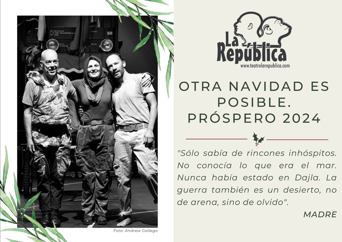 Lejos de la sentencia de Thomas Hobbes "homo homini lupus", el hombre es un lobo para el hombre, te invitamos a seguir luchando y peleando por una mejor sociedad. Eterno abrazo en estas fiestas. Salud y República.