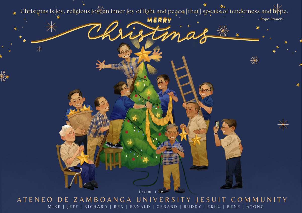 Merry Christmas from the Jesuit Community of Ateneo de Zamboanga University.