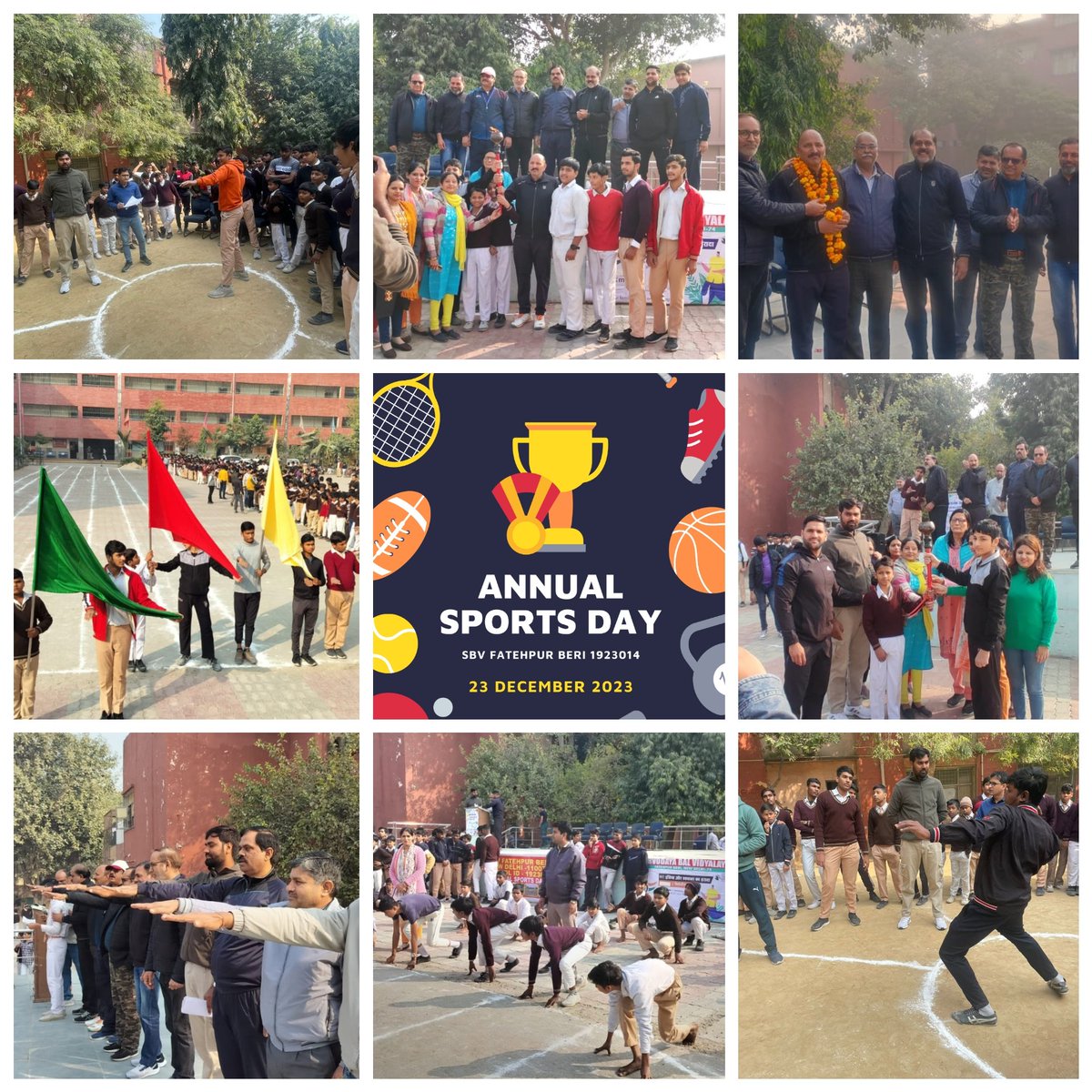 Deepali76708098's tweet photo. Annual sports Day 2023-2024 @ SBV Fatehpur  Beri.. celebrating the enthusiasm of the sports spirit results in active participation of staff and students with full zest and zeal... https://t.co/kR11GfICjh