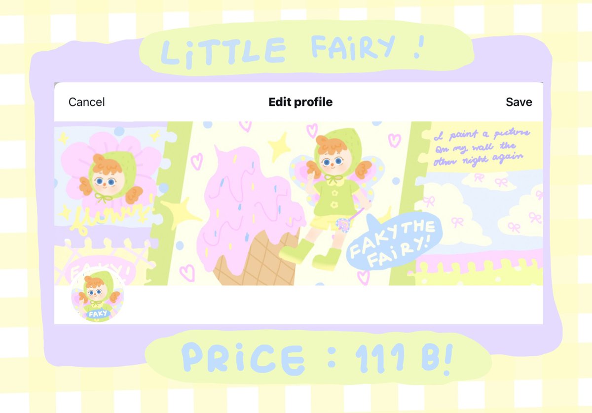 little fairy 🧚🏻‍♀️

♡ price - 111 bath

♡ mention na ka

#ร้านฟอร์บอท #พื้นที่โปรร้าน 
#fakythebabyxworks