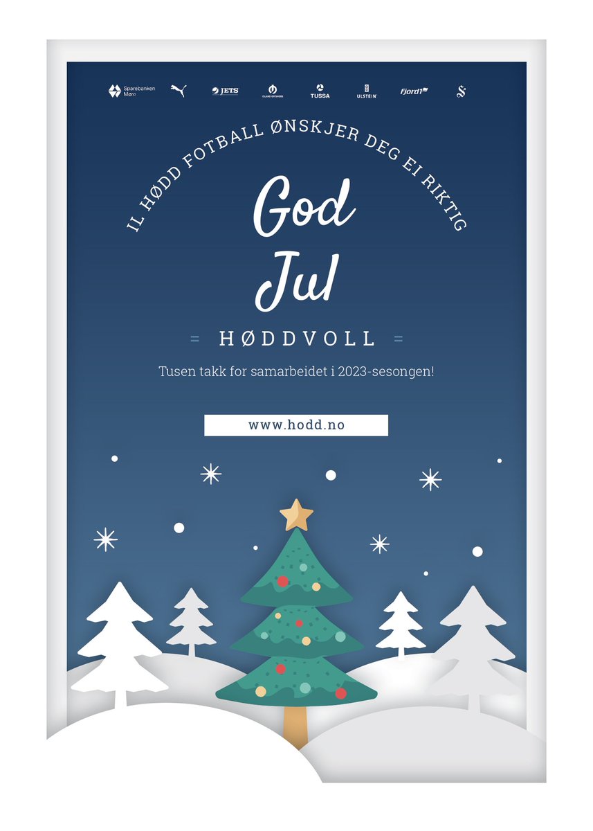 HoddFotball's tweet photo. Vi ønskjer alle blå ei riktig God Jul 💙🎄🎅🏻🧑🏻‍🎄

Tusen takk for samarbeidet til sponsorar, samarbeidspartnarar, supporterar, frivillige, trenarar, lagleiarar, foreldre og til alle som har gjort ein jobb for Hødd i år ⚽️💙 https://t.co/SRxriw96Ne