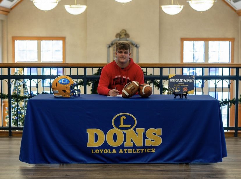 Congratulations to Trevor Szymanski ‘24 on signing his National Letter of Intent to play football at the University of Maryland! #RDR