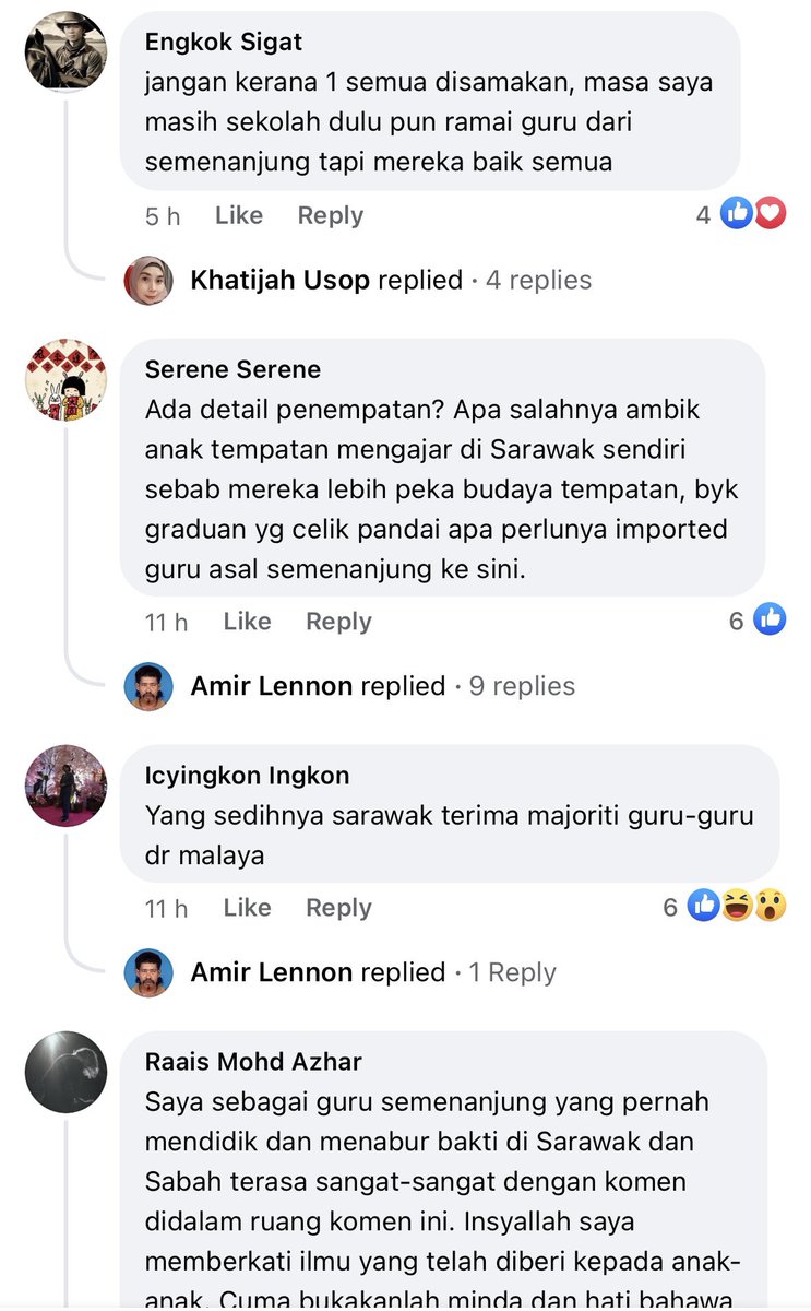 aaaaweng's tweet photo. The post and the comments.

From negeri paling harmoni. https://t.co/jiuMWOano7