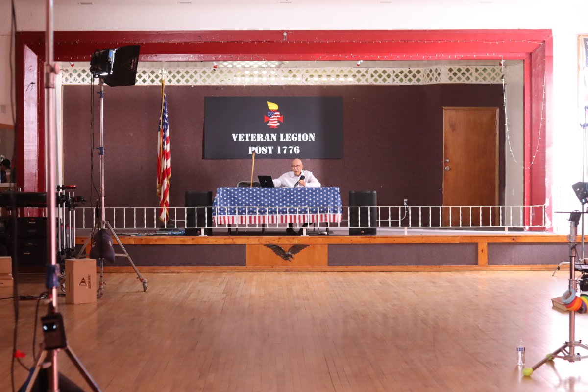 Post1776Sitcom's tweet image. INT. BALLROOM - AFTERNOON

Ken sits at the announcers table.

If you are going to have a cornhole tournament, then you better have an announcer and who better to announce than our very own curmudgeon, Ken.
 
#Post1776Sitcom #Veteran #Cornhole #Grumpy