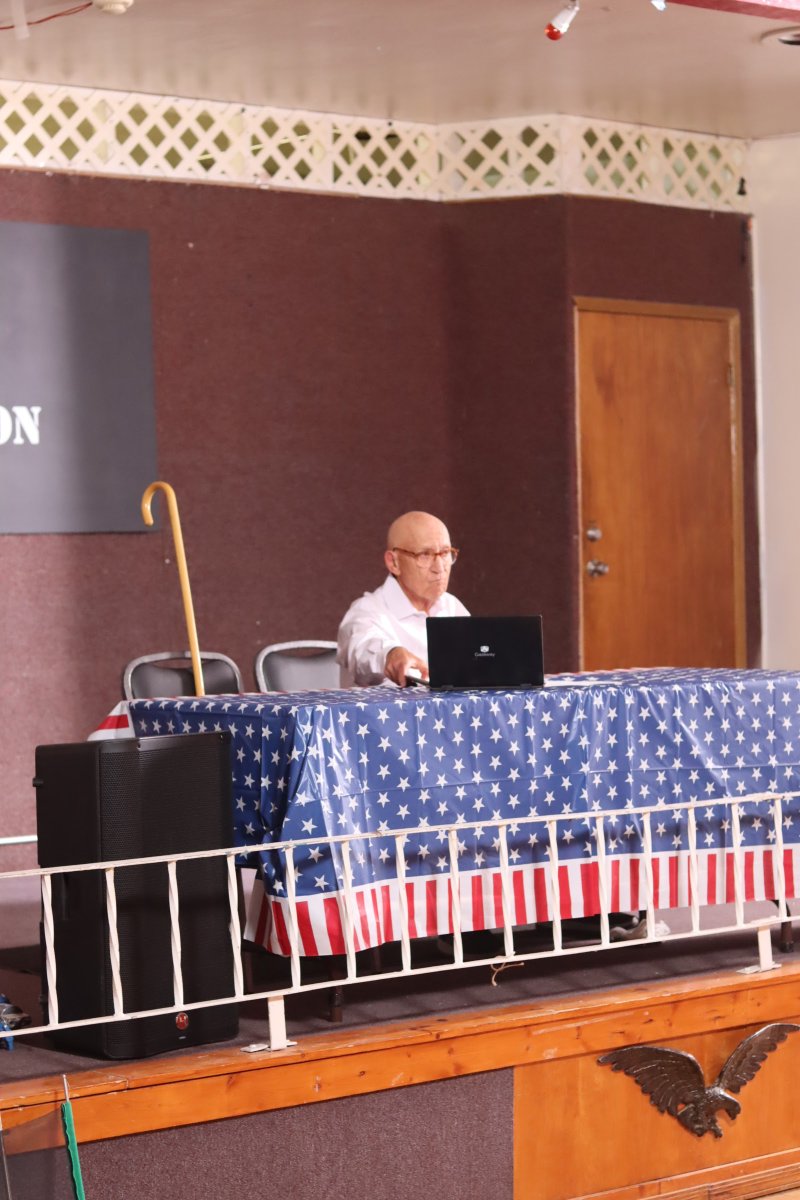 Post1776Sitcom's tweet image. INT. BALLROOM - AFTERNOON

Ken sits at the announcers table.

If you are going to have a cornhole tournament, then you better have an announcer and who better to announce than our very own curmudgeon, Ken.
 
#Post1776Sitcom #Veteran #Cornhole #Grumpy