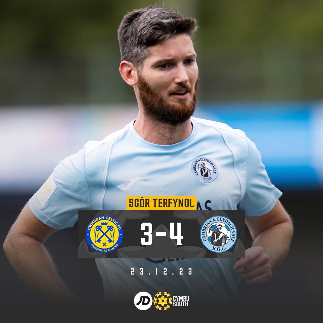 FT ⏱️ | Incredible late drama as <a href="/CwmbranCeltic/">Cwmbran Celtic</a> equalise in the 96th minute only for David Vincent to net a 98th minute winner for @CambrianBgc! 🤯

#JDCymruSouth