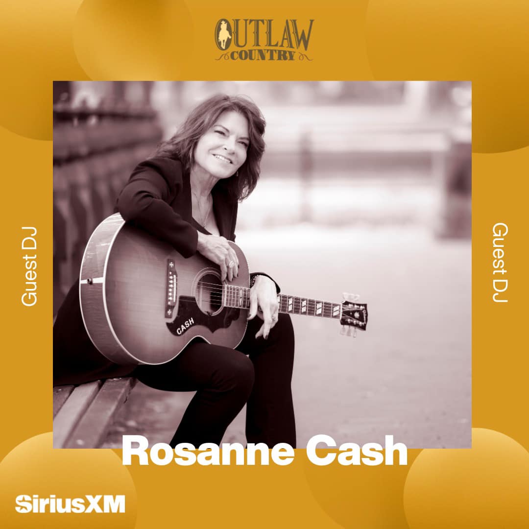 @rosannecash is a guest DJ on @SIRIUSXM's Outlaw Country Channel 62: Saturday 12/23 (2-6pm ET), Christmas Day 12/25 (4-8pm ET)