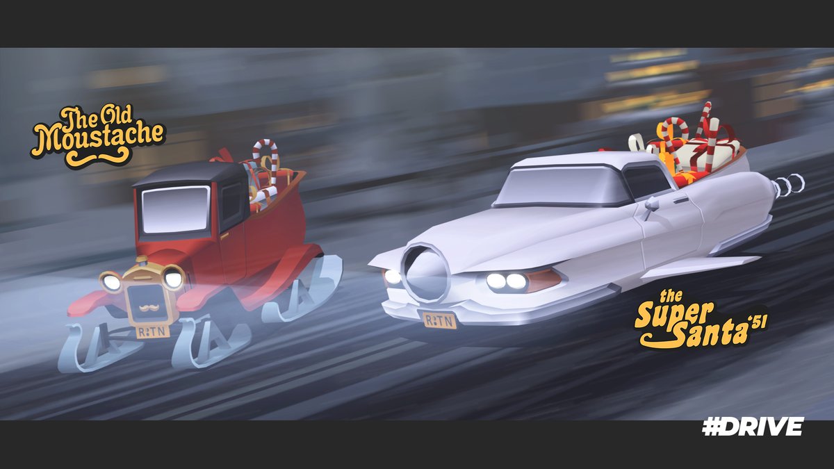 🎁Santa's Rides Are Here! 🎁

Festive season in #DRIVE brings you the ultimate Christmas duo!

👴 The Old Moustache and 🦸‍♂️ The SuperSanta

Who will deliver your holiday cheer? 
#lowpoly #gamedev #indiedev #indiegame #racinggame #mobilegame