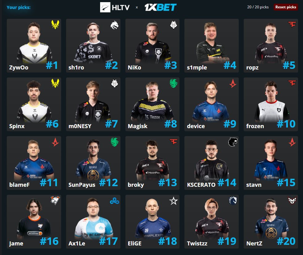 DevsS5's tweet photo. Envoyez vos pronos @malekCSGO https://t.co/xJBxrQooFp