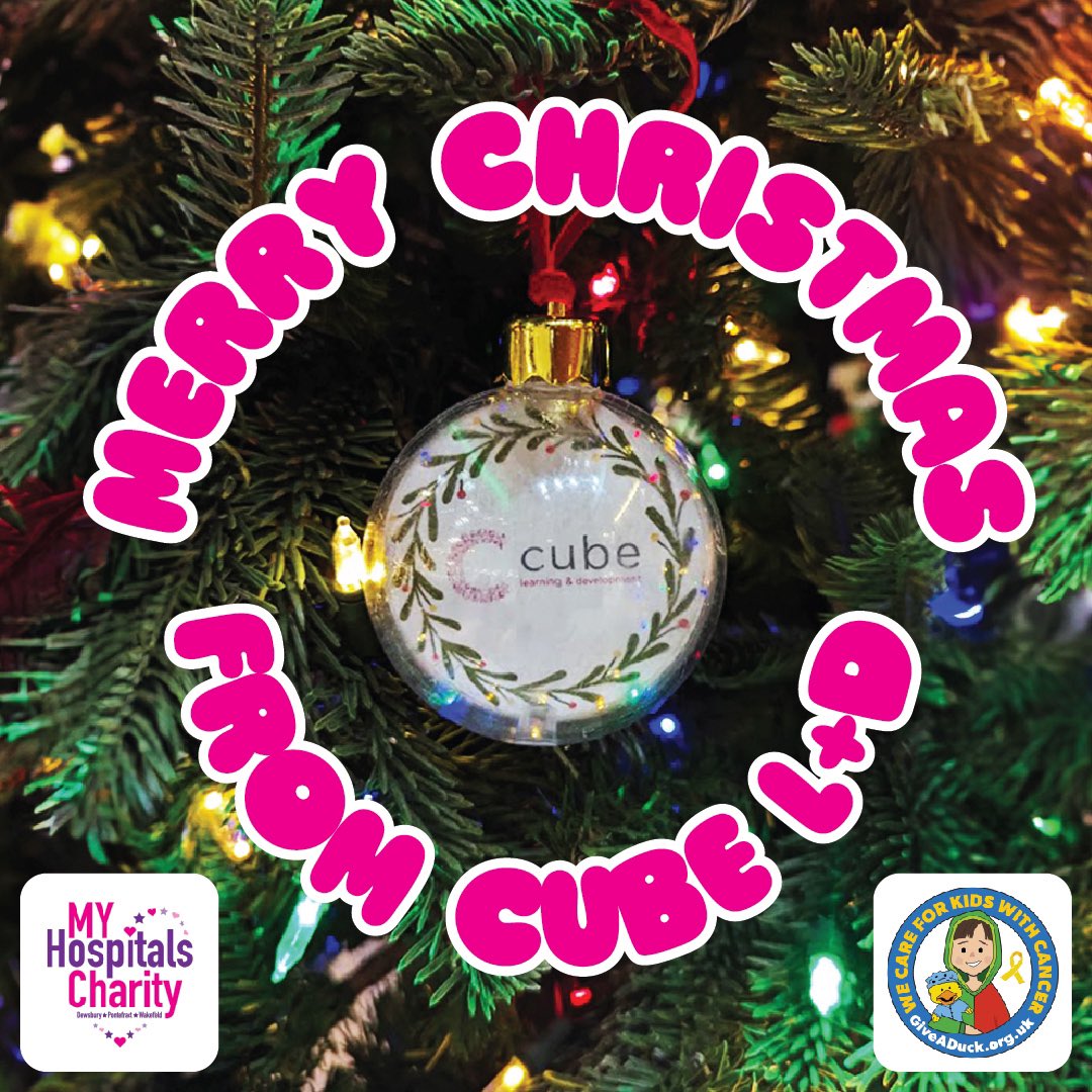 🎄As we close down for the festivities we would love to take a moment to thank our clients for their continued support in 2023. 

We are donating to 2 charities <a href="/giveaduck_uk/">The Give A Duck Foundation</a> and @myhospitalscharity 

Have a merry Christmas and happy new year! 
Meg, Chris and the Cube Team 🎅🏻🎄⛄️