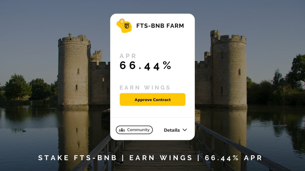 Stake your $FTS - $BNB LP and earn over 66% APR! You'll only find it on JetFuel so don't delay! 🎉 📍jetswap.finance/farms #bnb #BNBChain