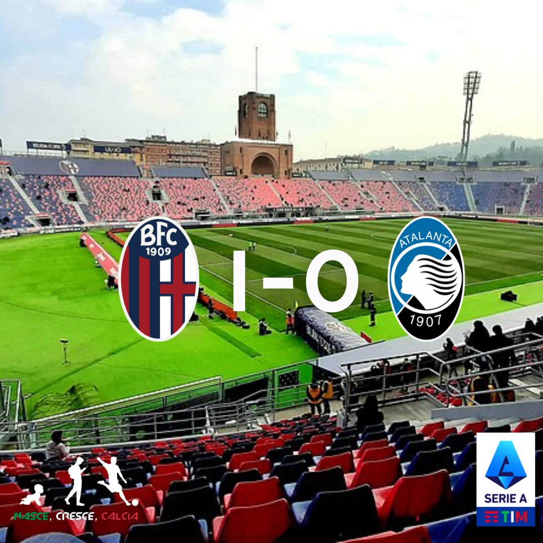 NCCALCIA's tweet photo. 🕗 FINE PARTITA‼️
#SerieA 🇮🇹
🔴🔵 #Bologna 1-0 #Atalanta 🔵⚫
⚽ 86' #Ferguson 🔴🔵
#BolognaAtalanta #BOLATA #NasceCresceCalcia https://t.co/PK7YuKPiSS