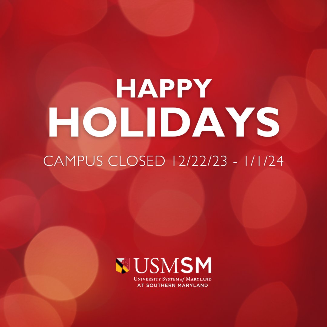 Wishing everyone a happy and safe holiday! Our campus will be closed beginning 12/22/23 and will reopen on 1/2/24. We look forward to seeing everyone in 2024!