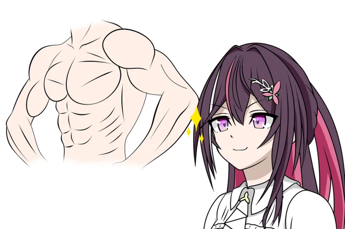 やはり筋肉は全てを解決する! #AZKiART 