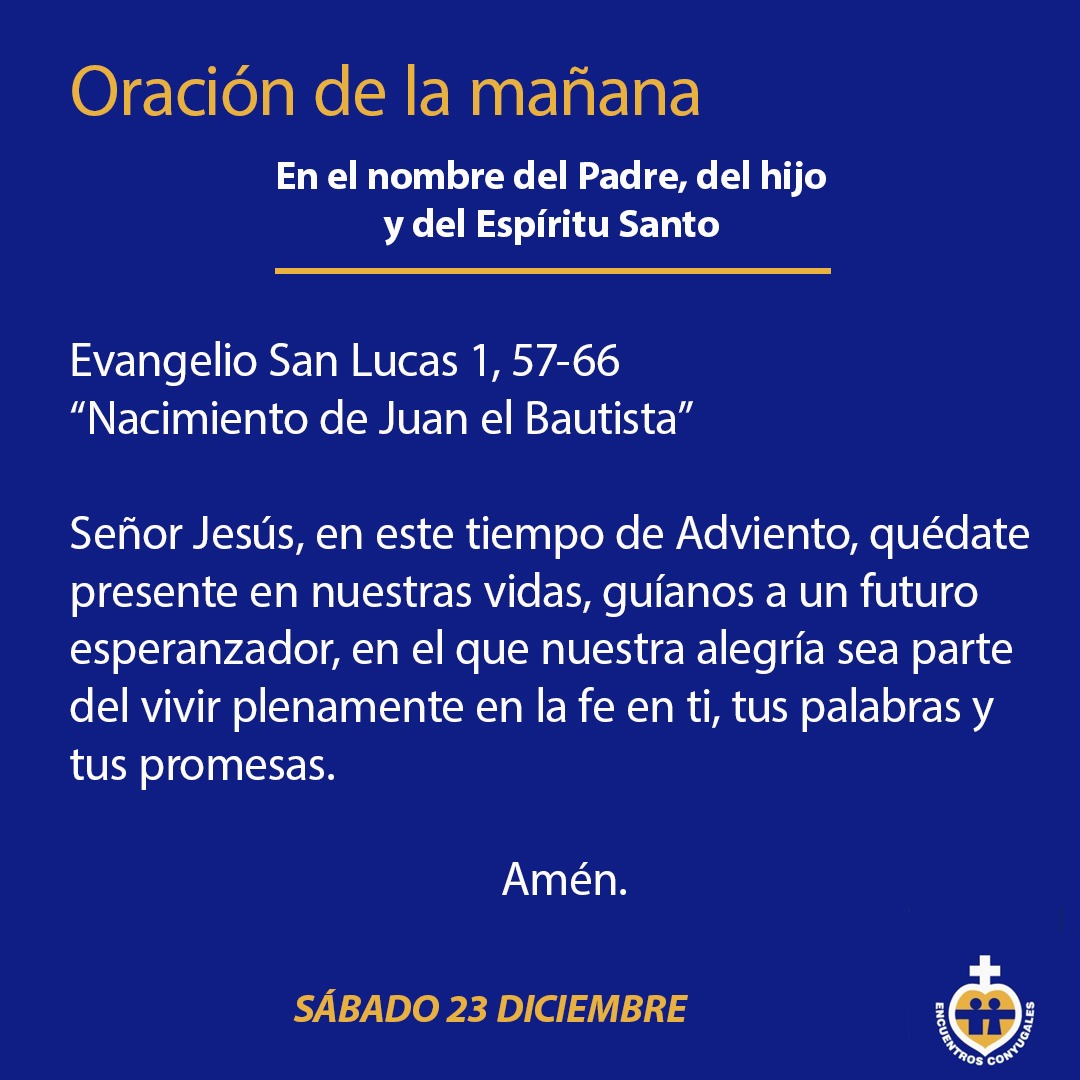 mec_sv's tweet photo. Evangelio San Lucas 1, 57-66
“Nacimiento de Juan el Bautista”
#JuntosOrando 
#SomosMEC https://t.co/4M7wRko9pd