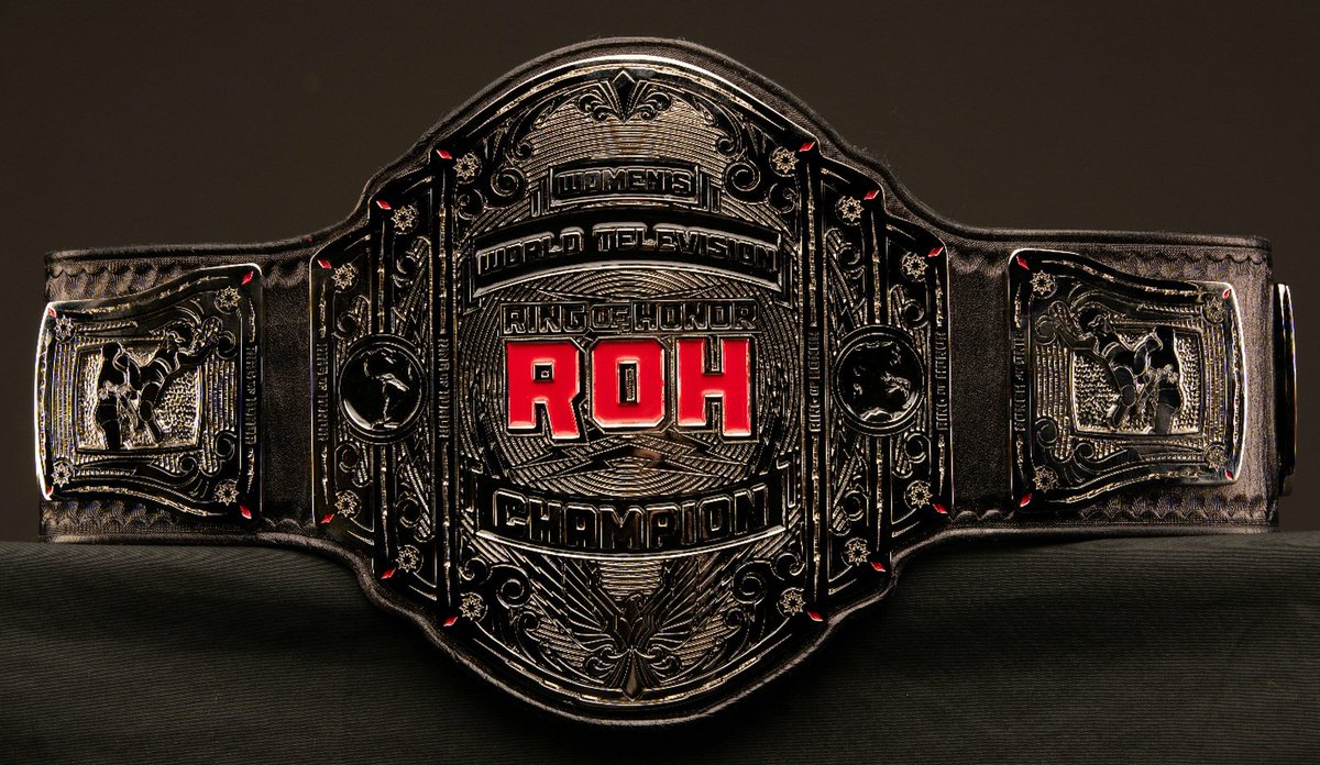 JesseJusticeArt's tweet image. The new ROH Women's World Television Title. Artwork by: Jesse Justice, Belt crafted by: @BeltsByDan