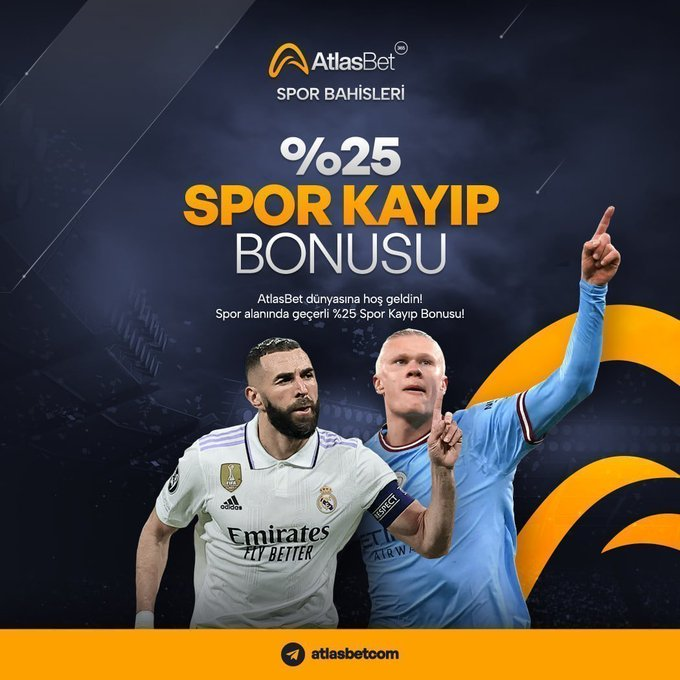 ⚡ K A Y B E T M E K Y O K ! !⚡ ⭐️ Spor ⚡️ Kayıplarınıza %2️⃣5️⃣ Kayıp Bonusu 😎 📌 Lisanslı Güvenilir Tek Adres 📌 #atlasbet ⭐️t2m.io/atlasbetcom