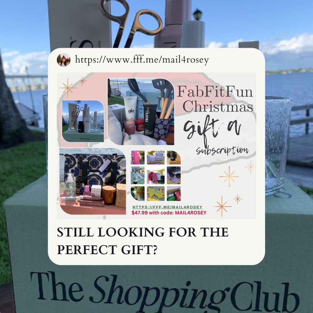 mail4rosey's tweet image. When the LAST MINUTE gift idea becomes the FAVORITE gift idea! 

Give a @Fabfitfun subscription box. Select up to $300 worth of full-sized products, just $47.99 with code: MAIL4ROSEY 

Delivered 4x a year. fff.me/MAIL4ROSEY
#fabfitfunpartner #fabfitfun