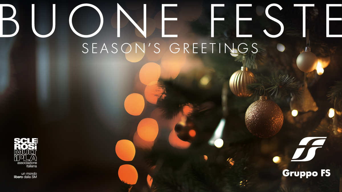 🎄Con l'augurio di trascorrere dei giorni pieni di gioia e serenità.

Quest'anno la campagna raccolta fondi del #GruppoFS sostiene l'Associazione Italiana Sclerosi Multipla - AISM.

👉tinyurl.com/5n7965tc