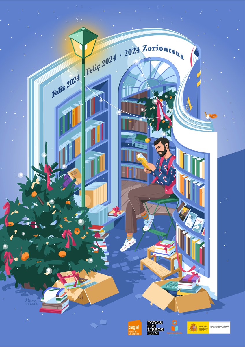CEGAL (@libreriascegal) on Twitter photo 🎄 ¡Feliz Navidad, amig@s de las librerías! Desde CEGAL y <a href="/todostuslibros_/">Todostuslibros</a> os damos las gracias por acompañarnos durante este año. Y nada mejor para felicitar las fiestas que un nuevo cartel de @soyelchicollama homenajeando a nuestras grandes protagonistas. ❤️ 🎄 ¡Feliz Navidad, amig@s de las librerías! Desde CEGAL y <a href="/todostuslibros_/">Todostuslibros</a> os damos las gracias por acompañarnos durante este año. Y nada mejor para felicitar las fiestas que un nuevo cartel de @soyelchicollama homenajeando a nuestras grandes protagonistas. ❤️