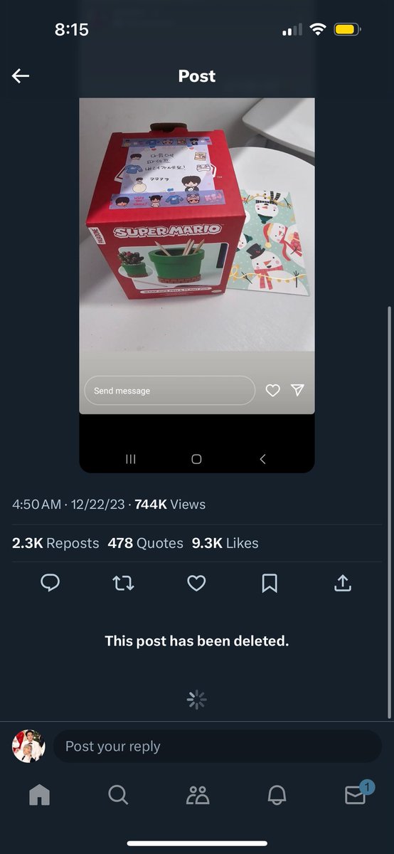 OP deleted their post. Keeping this here for accountability. OP still has not apologized for their misleading tweet. I’ve been told that OP is not an official translator (uses papago/copies real translators) so just proceed with caution in the future when interacting with them