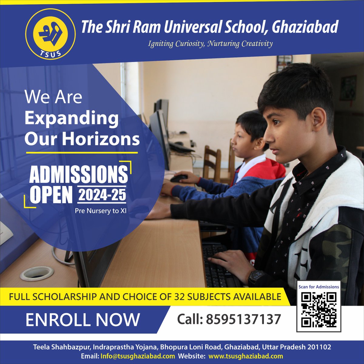 tsusghaziabad's tweet image. #admissionsopen #prenursery #classXI #tsus #ghaziabad #bestschool #cbseschool #sahibabad #topschoolghaziabad #shriramuniversalschool