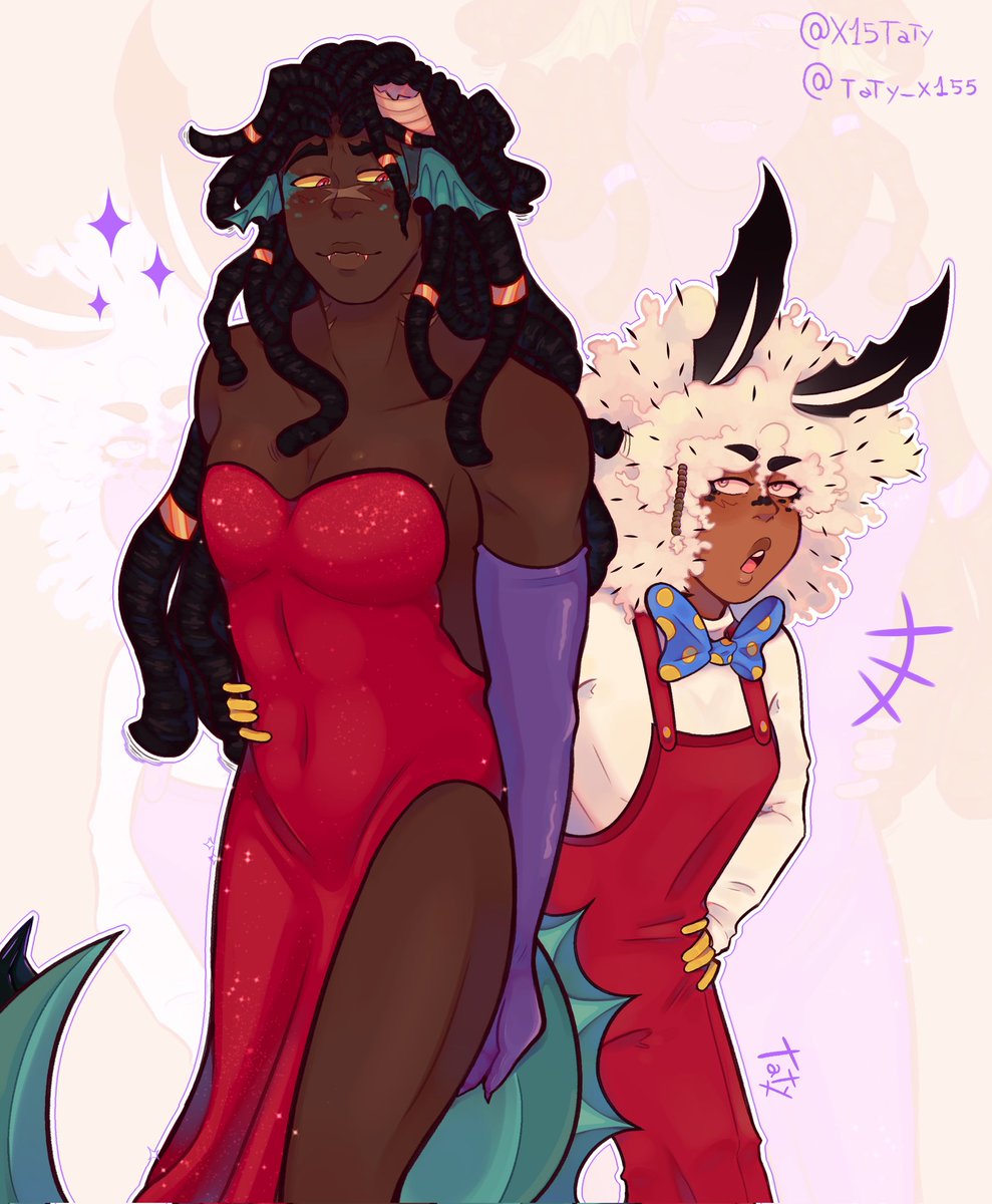 X15Taty's tweet photo. 💜🐰

Javi como #jessicarabbit  y su mejor amiga carol como #rogerabbit  disfruten ✨️  

[ #ocart #originalcharacter ] https://t.co/GK1W9hF4N0