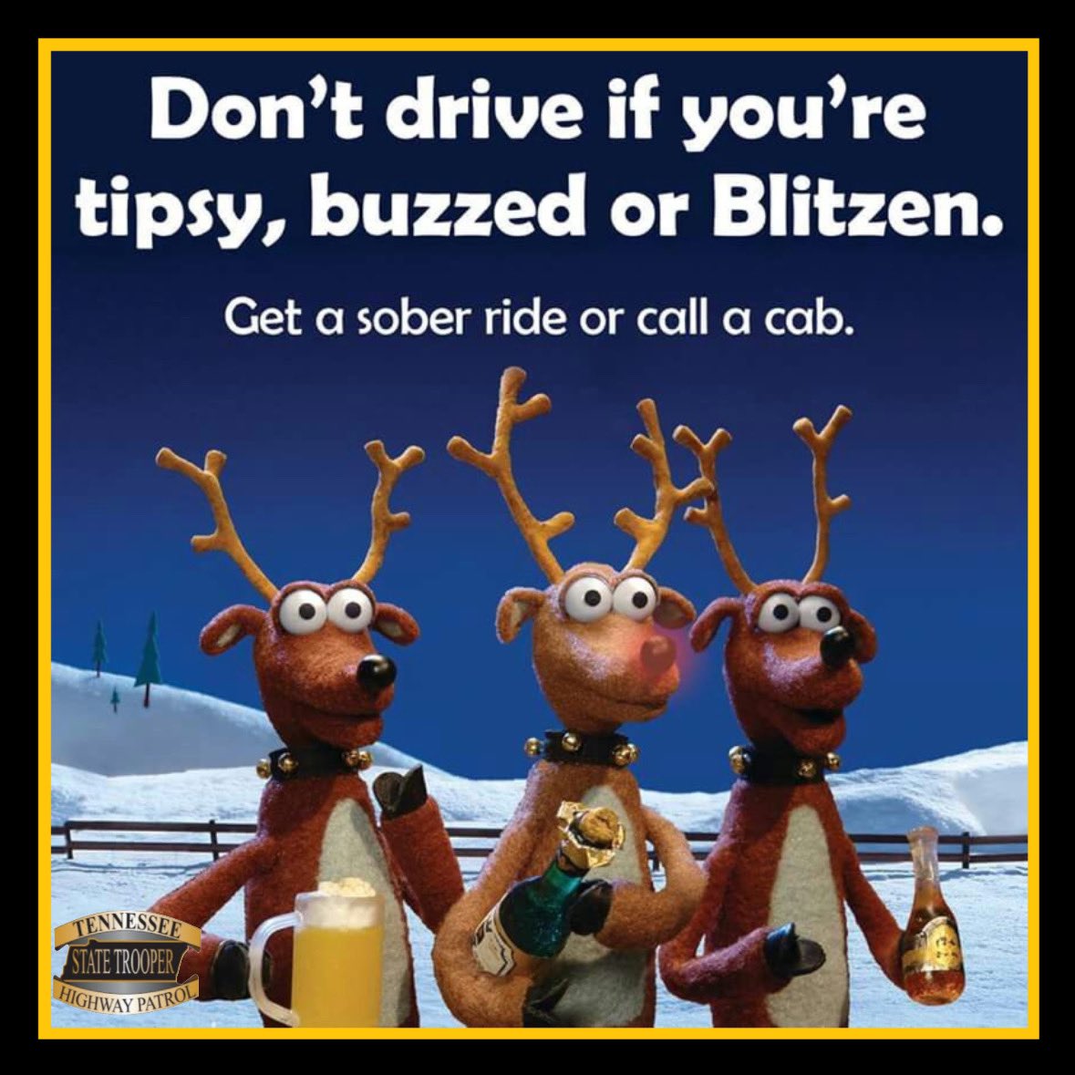🚫🍻 This holiday season, let's prioritize safety and responsibility. Don't let a celebration turn into a tragedy. Say NO to drinking and driving. Your choices can save lives. #DriveSafe #HolidaySafety 🚗✨