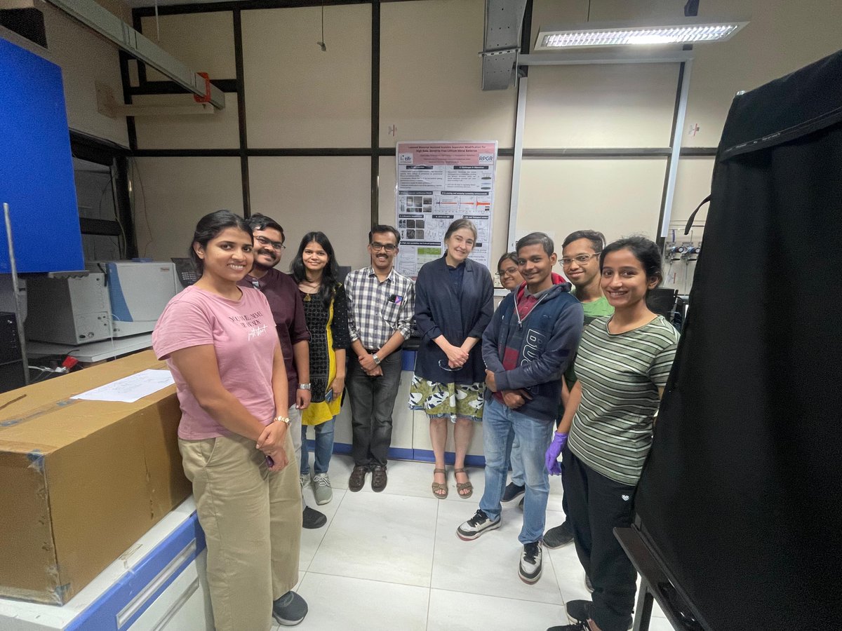 Materials & Interface Engineering @ TNN's Lab (@tnnlab) on Twitter photo Humbled by the visit of Prof. Clare Grey, University of Cambridge to <a href="/TIFRH_buzz/">TIFR Hyderabad</a> . She gave a colloquium "Towards a Net Zero World". She also visited our lab, interacted with the students and discussed the ongoing works. The visit also initiated a future research collaboration.š Humbled by the visit of Prof. Clare Grey, University of Cambridge to <a href="/TIFRH_buzz/">TIFR Hyderabad</a> . She gave a colloquium "Towards a Net Zero World". She also visited our lab, interacted with the students and discussed the ongoing works. The visit also initiated a future research collaboration.š