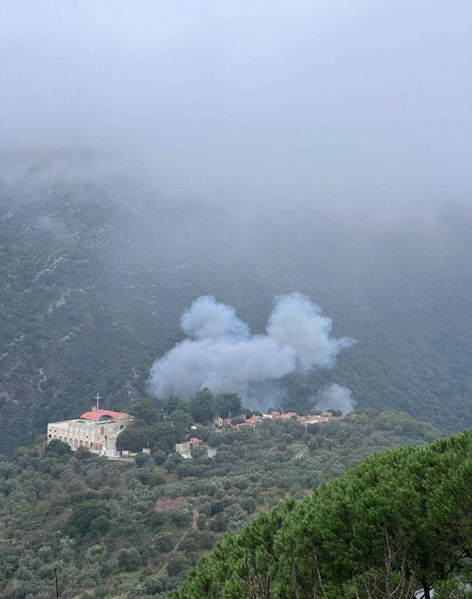 BREAKING: Israel just bombed the Deir Mimas Monastery in South Lebanon, a historic site aged over 600 years old.

This is how Israel celebrates Christmas; by dropping bombs on ancient churches in Lebanon, Gaza and Syria.