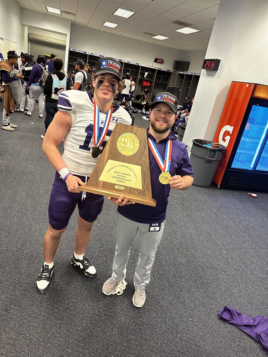 Loved every moment I had with these guys the past 3 years. What a way to go out for you Seniors with a shutout win as STATE CHAMPS #WinnersWin <a href="/Jadun_mason/">Jadun</a> <a href="/adams_2024/">Jamison Adams Class of 2024</a> <a href="/CervenyGrant/">Grant Cerveny</a> <a href="/kaylem601/">kaylem brown</a> @TC