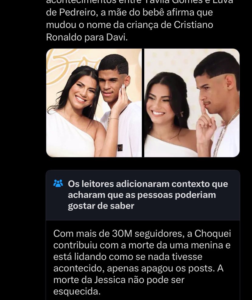 bussinesbym's tweet photo. Até a plataforma já afirmou , a @choquei contribuiu SIM , com a morte da menina 👀

Que a justiça seja feita , e que Deus conforte a família da vítima 🙏 https://t.co/W0Nyz3vCll