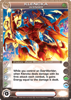 ChaoticADay's tweet photo. Danians, Assemble!

So this design is a bit of a mash up. I use Klencka's art on what was originally Mhein's card. Klencka's effect is... weird, and Mhein's effect and flavor text fit the idea of an "Avenger" really well. #chaotic #mtg https://t.co/x8kj7x7Uoo
